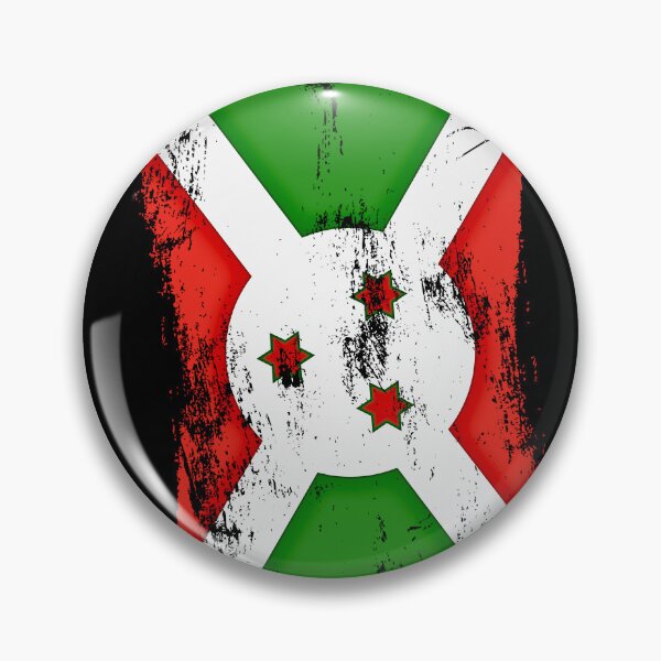 Item preview, Burundi Flag Distressed Paint Brush Stroke designed and sold by Danny-Arts1.