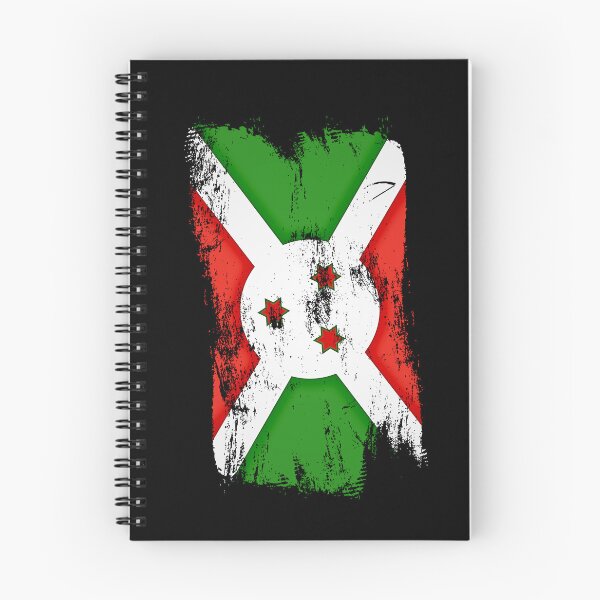Item preview, Burundi Flag Distressed Paint Brush Stroke designed and sold by Danny-Arts1.