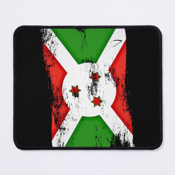 Item preview, Burundi Flag Distressed Paint Brush Stroke designed and sold by Danny-Arts1.
