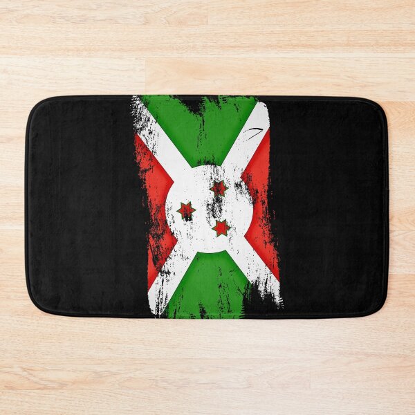 Item preview, Burundi Flag Distressed Paint Brush Stroke designed and sold by Danny-Arts1.