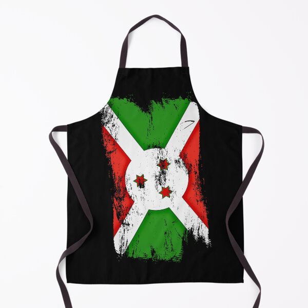 Item preview, Burundi Flag Distressed Paint Brush Stroke designed and sold by Danny-Arts1.