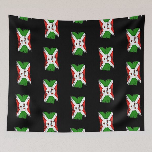 Item preview, Burundi Flag Distressed Paint Brush Stroke designed and sold by Danny-Arts1.