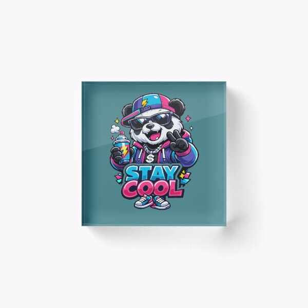 Item preview, Stay Cool Streetwear Panda designed and sold by DreamPrint Collective.