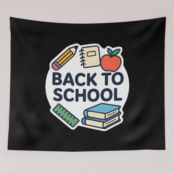 Item preview, Back To School Supplies Minimalist Teacher And Student Sticker designed and sold by FestivityFinds.