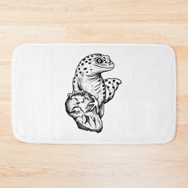 Item preview, Leopard Gecko - Woodcut Illustration Style designed and sold by Bangtees.