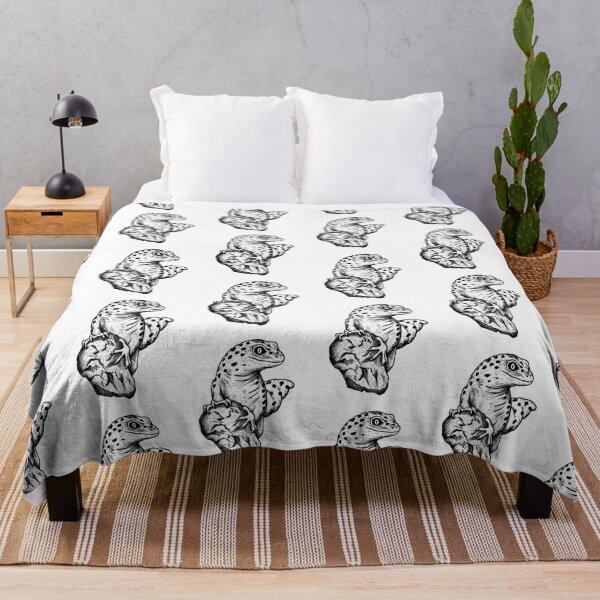 Item preview, Leopard Gecko - Woodcut Illustration Style designed and sold by Bangtees.
