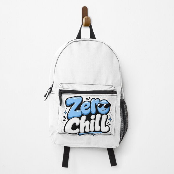 Item preview, Zero Chill Funny Sarcastic Meme Quote Cool Internet Humor Die-Cut designed and sold by MR4me.