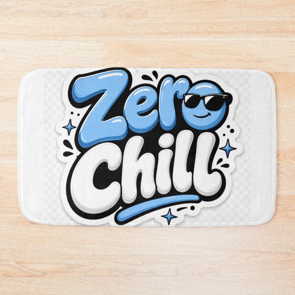 Item preview, Zero Chill Funny Sarcastic Meme Quote  Cool Internet Humor Die-Cut designed and sold by MR4me.