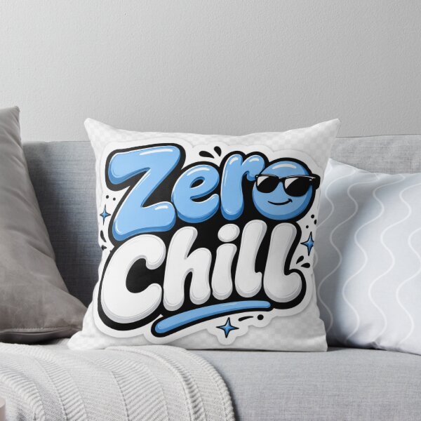 Item preview, Zero Chill Funny Sarcastic Meme Quote  Cool Internet Humor Die-Cut designed and sold by MR4me.