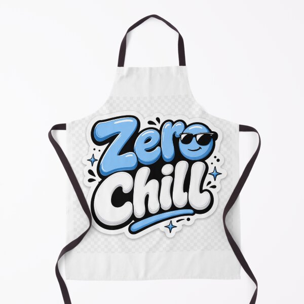 Item preview, Zero Chill Funny Sarcastic Meme Quote Cool Internet Humor Die-Cut designed and sold by MR4me.