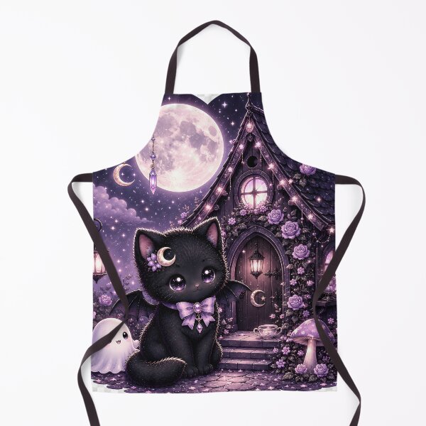 Item preview, Pastel Gothic Witch Kitten Sticker designed and sold by Sangrariel.