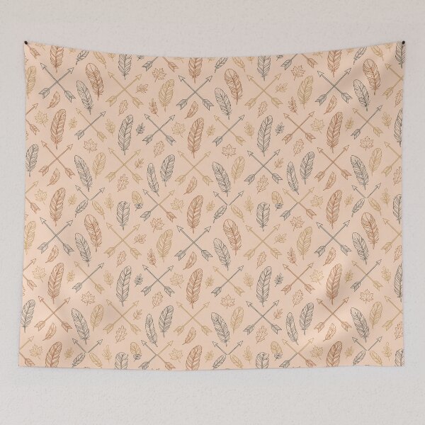 Item preview, Pattern of Arrows and Feathers designed and sold by Jungkirandrea.