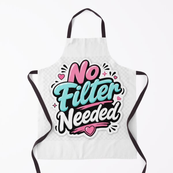 Item preview, No Filter Needed Funny Selfie Quote Social Media Aesthetic Cute Typography designed and sold by MR4me.