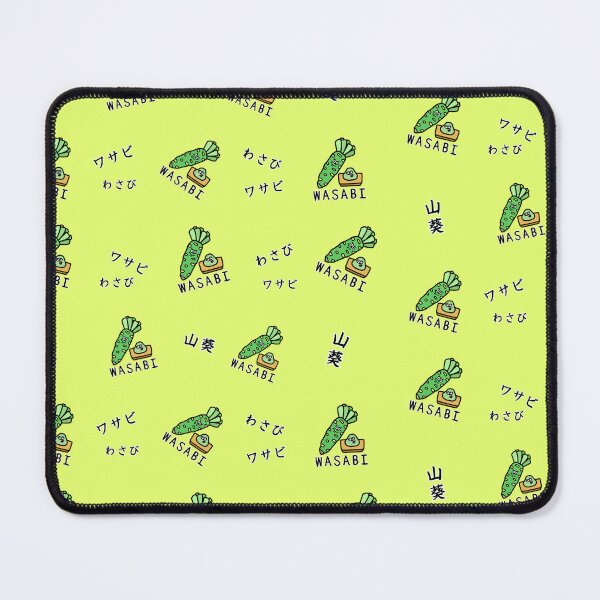 Item preview, Cute WASABI pattern designed and sold by kanaehonkawa.