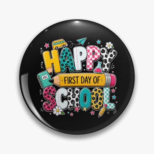 Item preview, Happy First Day Of School designed and sold by CharmiA Fox.