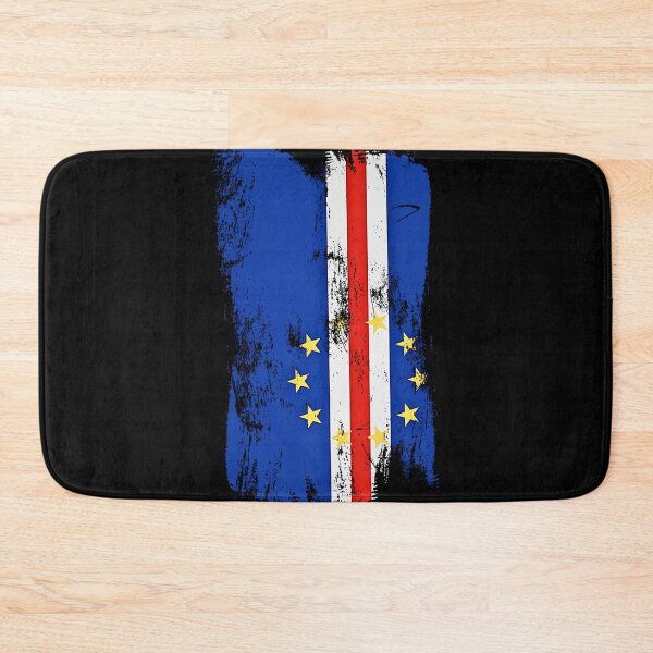 Item preview, Cape Verde Flag Distressed Paint Brush Stroke designed and sold by Danny-Arts1.