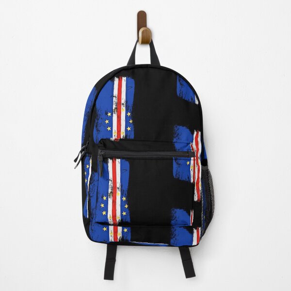 Item preview, Cape Verde Flag Distressed Paint Brush Stroke designed and sold by Danny-Arts1.