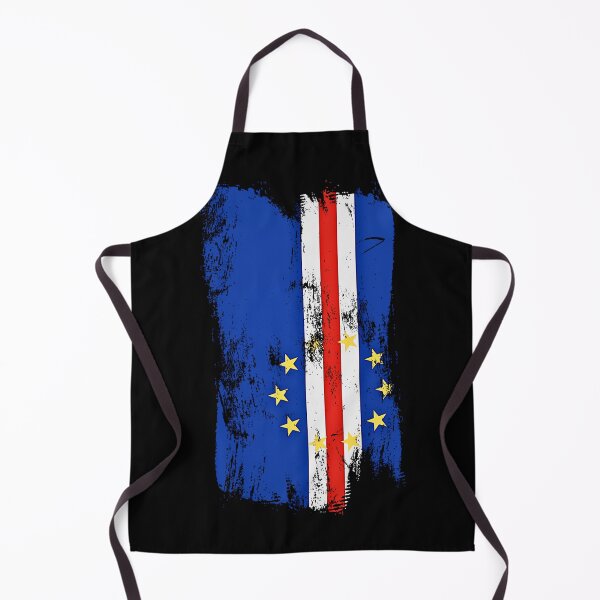 Item preview, Cape Verde Flag Distressed Paint Brush Stroke designed and sold by Danny-Arts1.