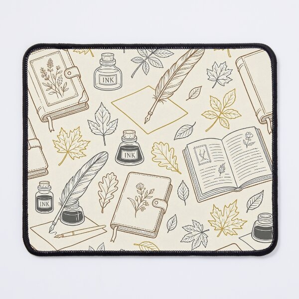 Item preview, Vintage Writing Tools Pattern designed and sold by Jungkirandrea.