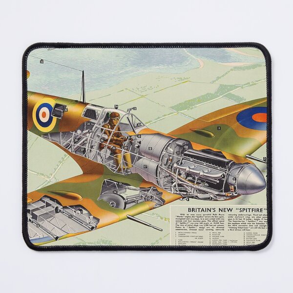 Item preview, RAF Spitfire World War II Poster designed and sold by Dimensionality.