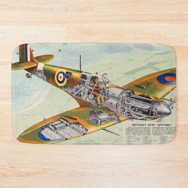 Item preview, RAF Spitfire World War II Poster designed and sold by Dimensionality.