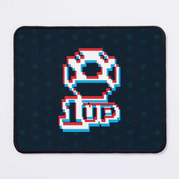 Item preview, 1up Mushroom Negative 3D 2 designed and sold by animinimal.