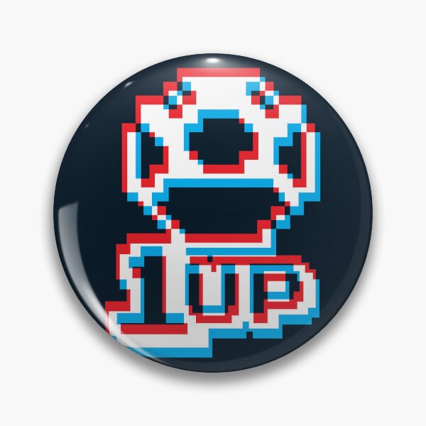 Item preview, 1up Mushroom Negative 3D 2 designed and sold by animinimal.