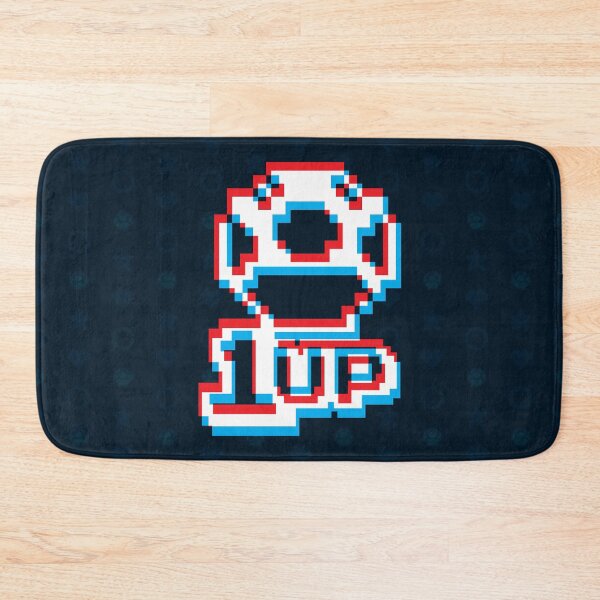 Item preview, 1up Mushroom Negative 3D 2 designed and sold by animinimal.