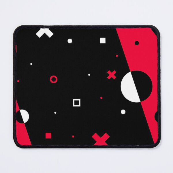 Item preview, Red and Black Geometric Gamer Pattern Esports Art designed and sold by Jimakmo.
