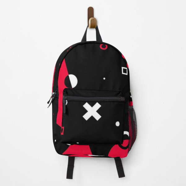 Item preview, Red and Black Geometric Gamer Pattern Esports Art designed and sold by Jimakmo.