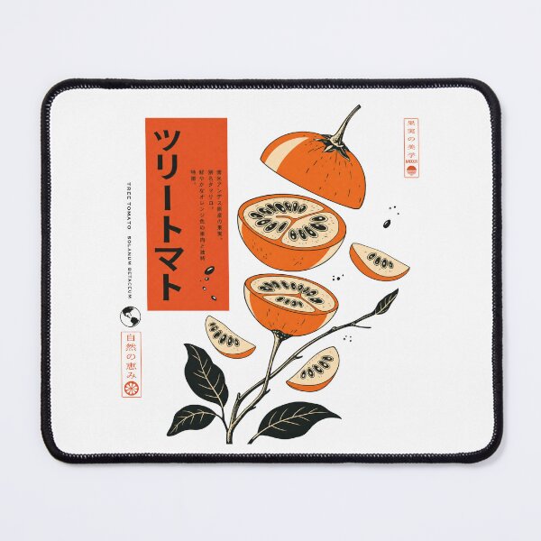 Item preview, Tree Tomato Botanical , Vintage Japanese Fruit Label Art Print designed and sold by NullSpacePrints.