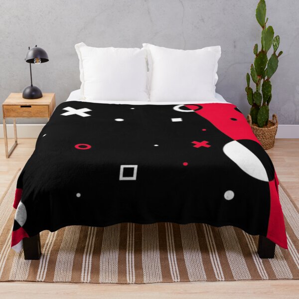 Item preview, Red and Black Geometric Gamer Pattern Esports Art designed and sold by Jimakmo.