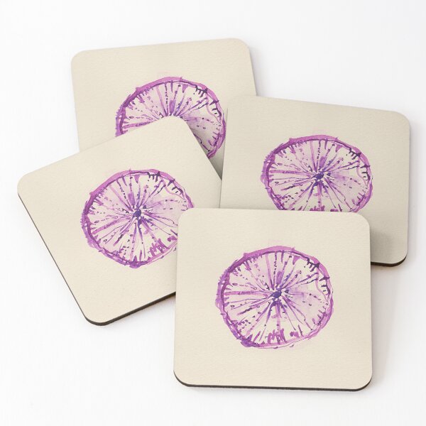 Item preview, watercolor painting of radish cross section designed and sold by ChillonLeachArt.