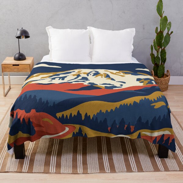 Item preview, Mount Rainier National Park USA Travel Vintage designed and sold by RareDeerArt.