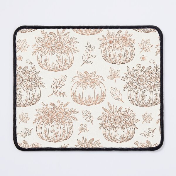 Item preview, Floral Pumpkins Pattern designed and sold by Jungkirandrea.