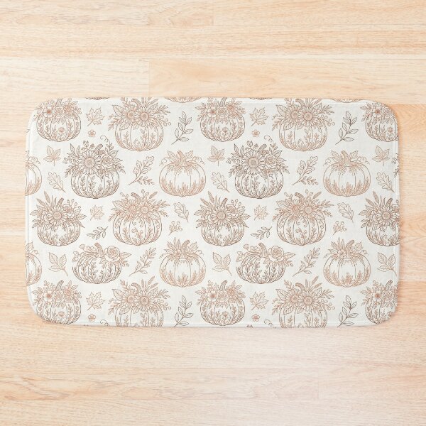 Item preview, Floral Pumpkins Pattern designed and sold by Jungkirandrea.