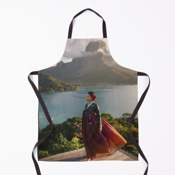 Item preview, Volcanic Majesty: Korean Hanbok in Bora Bora & Moorea designed and sold by SOOstudio73.
