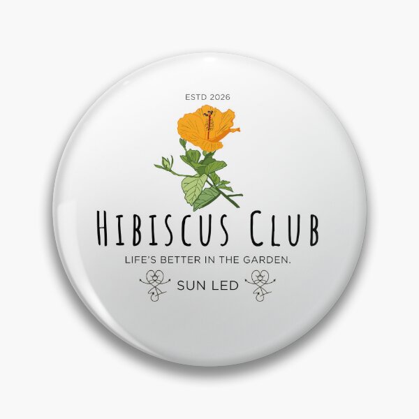 Item preview, Hibiscus Garden Club | Hand Drawn Botanical Flower with Hidden Sigil T-Shirt designed and sold by MercuryLoves.