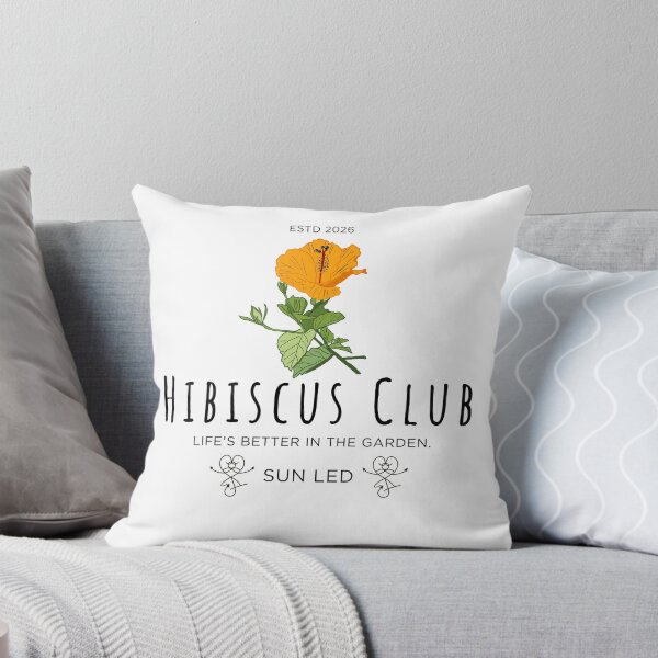 Item preview, Hibiscus Garden Club | Hand Drawn Botanical Flower with Hidden Sigil T-Shirt designed and sold by MercuryLoves.