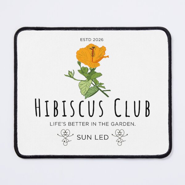 Item preview, Hibiscus Garden Club | Hand Drawn Botanical Flower with Hidden Sigil T-Shirt designed and sold by MercuryLoves.