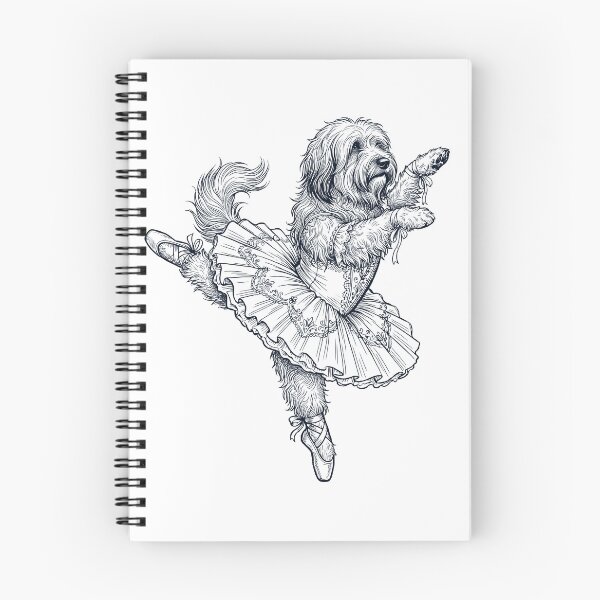 Item preview, Vintage Tibetan Terrier Ballet Dancer Ballerina Dog Lover designed and sold by dian-rody-crest.
