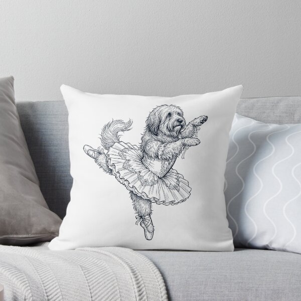 Item preview, Vintage Tibetan Terrier Ballet Dancer Ballerina Dog Lover designed and sold by dian-rody-crest.