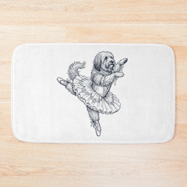 Item preview, Vintage Tibetan Terrier Ballet Dancer Ballerina Dog Lover designed and sold by dian-rody-crest.