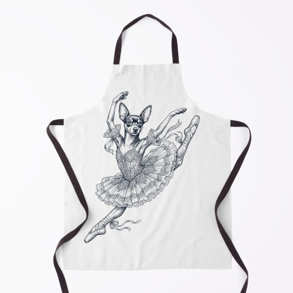 Item preview, Vintage Toy Fox Terrier Ballet Dancer Ballerina Dog Lover designed and sold by dian-rody-crest.