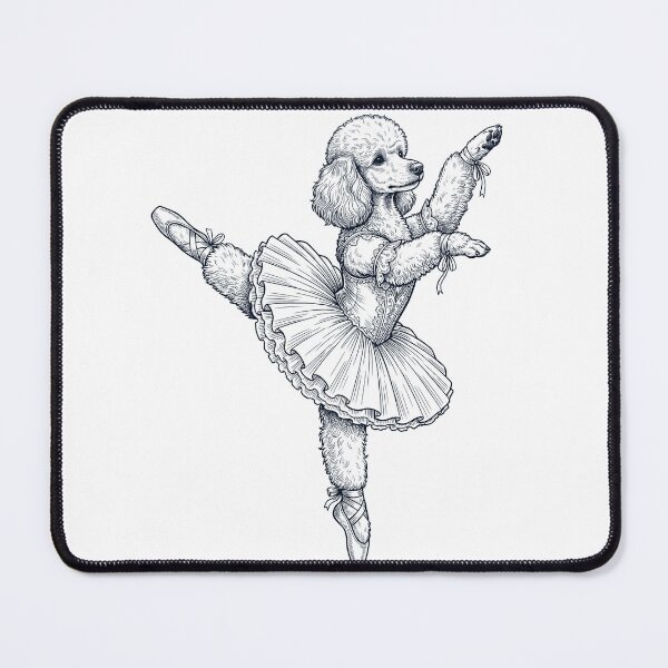 Item preview, Vintage Toy Poodle Ballet Dancer Ballerina Dog Lover designed and sold by dian-rody-crest.