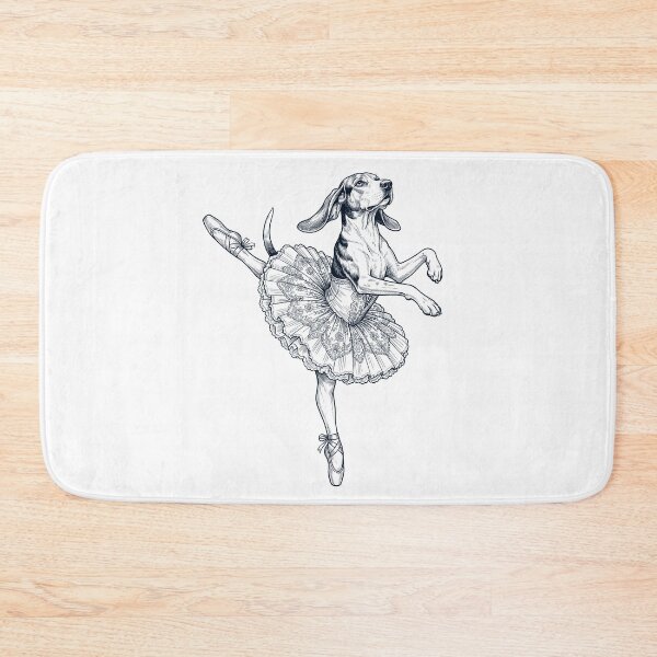 Item preview, Vintage Treeing Walker Coonhound Ballet Dancer Ballerina Dog Lover designed and sold by dian-rody-crest.