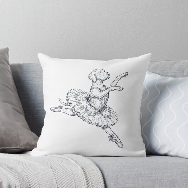 Item preview, Vintage Vizsla Ballet Dancer Ballerina Dog Lover designed and sold by dian-rody-crest.