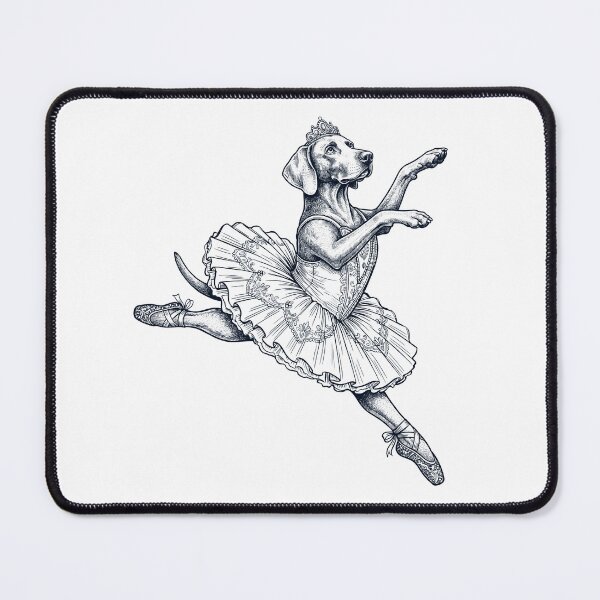 Item preview, Vintage Weimaraner Ballet Dancer Ballerina Dog Lover designed and sold by dian-rody-crest.