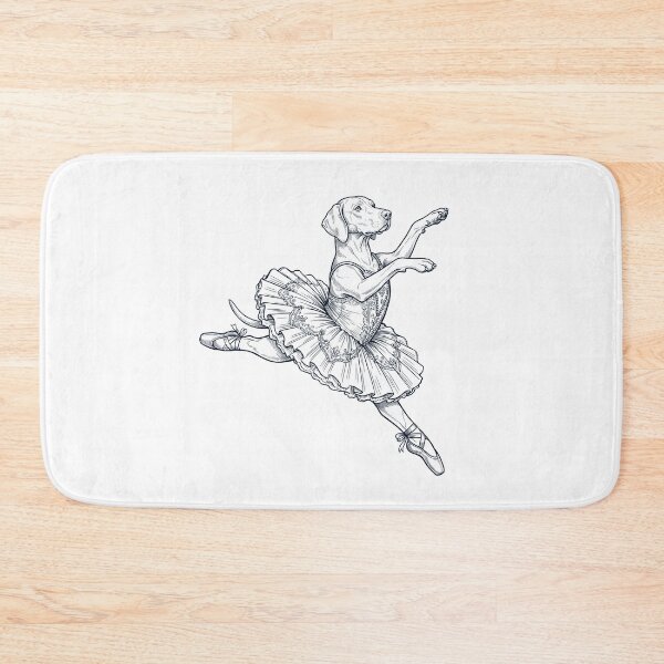 Item preview, Vintage Vizsla Ballet Dancer Ballerina Dog Lover designed and sold by dian-rody-crest.