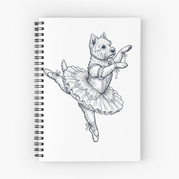 Item preview, Vintage West Highland White Terrier Ballet Dancer Ballerina Dog Lover designed and sold by dian-rody-crest.